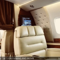 Filmkulisse / Filmset Privatjet