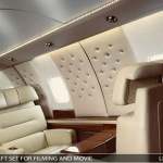 Filmkulisse / Filmset Privatjet