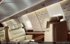 Filmkulisse / Filmset Privatjet